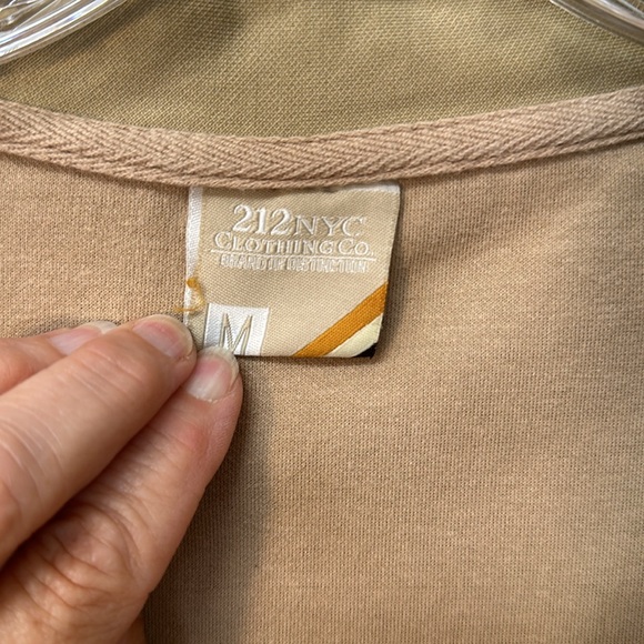 Vintage 70s MOD Retro Track Jacket Full Zip Earth Tones Sportswear Medium - Picture 7 of 7